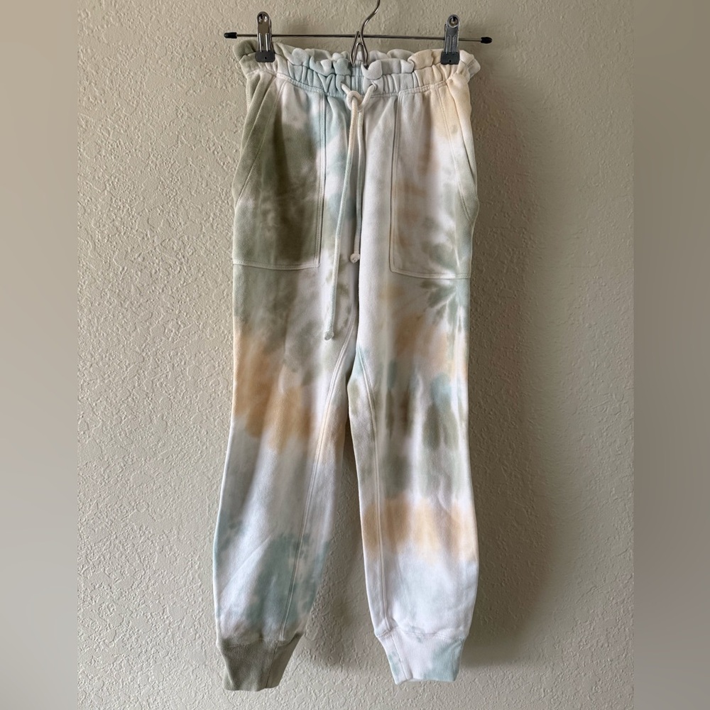 Abercrombie & Fitch XS Earthy Tie-Dye Sweatpant Joggers Pockets Soft A & F Coll.